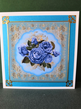 3 Scalloped roses card fronts/toppers 2 by Diane Dawson