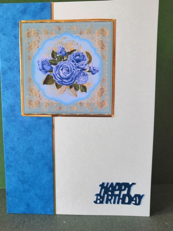 3 Scalloped roses card fronts/toppers 2 by Diane Dawson