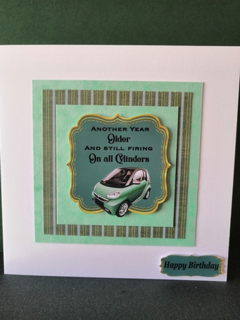 4 Funny car toppers by Diane Dawson