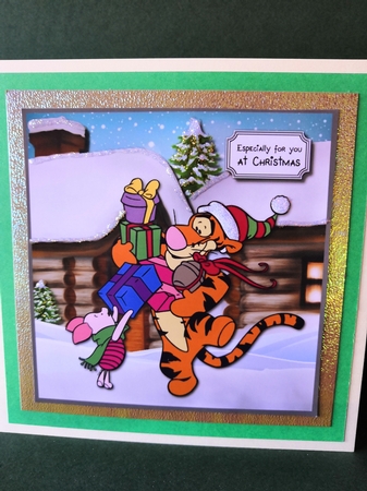 Tigger and Piglet Christmas by Diane Dawson