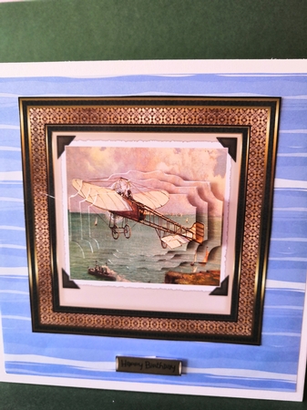 Flying over the ships 7x7 by Diane Dawson