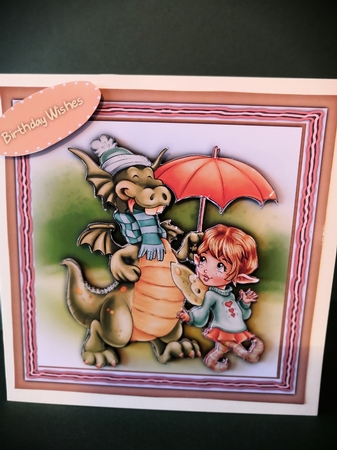 8x8 Mini Kit, Gorgeous Dragon Fairy  by Diane Dawson