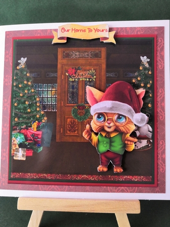 Christmas Cat by Diane Dawson