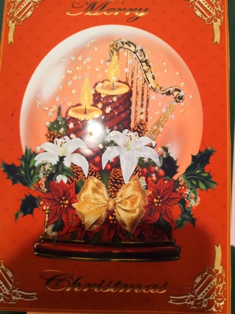 Pair of A5 Christmas quick card toppers. by Diane Dawson