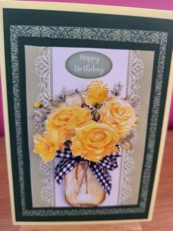 Yellow roses by Diane Dawson