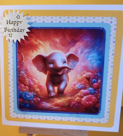 2 Baby Elephant Toppers by Diane Dawson