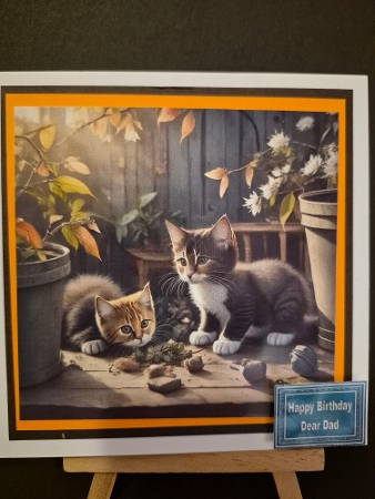 Naughty Kittens by Diane Dawson