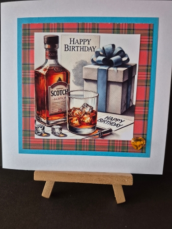 Whiskey Birthday cards for men3 by Diane Dawson