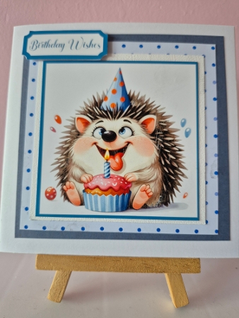 Happy Birthday 3 Card Front 7x5 by Diane Dawson