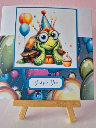 Happy Birthday 3 Card Front 7x5 by Diane Dawson