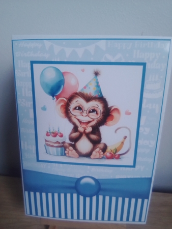 Happy Birthday 3 Card Front 7x5 by Diane Dawson