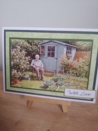 Senior Garden Male by Diane Dawson