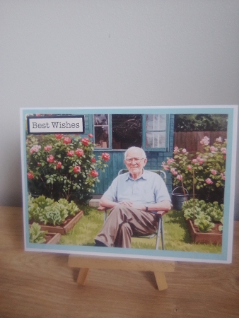 Senior Garden Male by Diane Dawson
