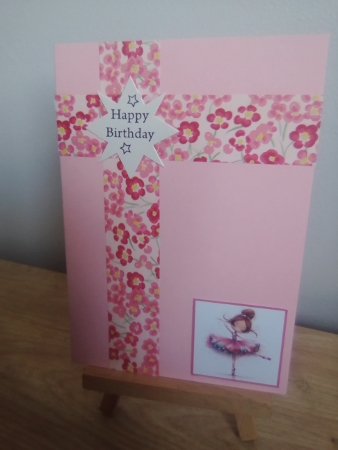 My Little Ballerina Card Front 7x5 by Diane Dawson