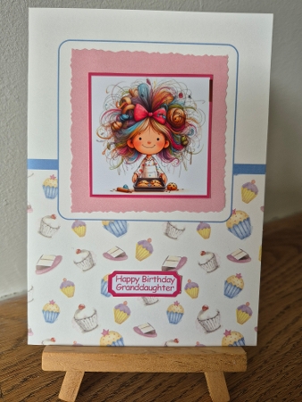 Little Miss Baker Card Front 5x7 by Diane Dawson