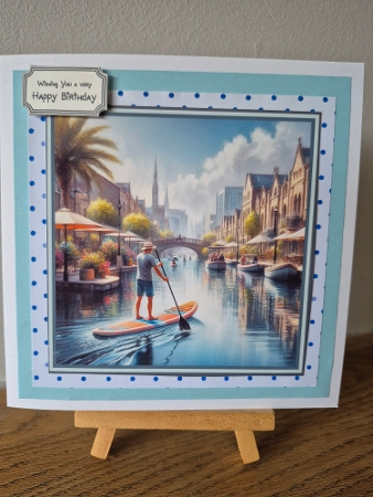 paddle boarding by Diane Dawson