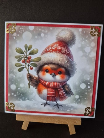 6x6 Christmas Robins 1 - Illustrations for Cardmakers and Designers  by Diane Dawson