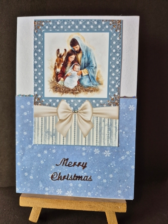 Nativity #1 Card Front 5x7 by Diane Dawson