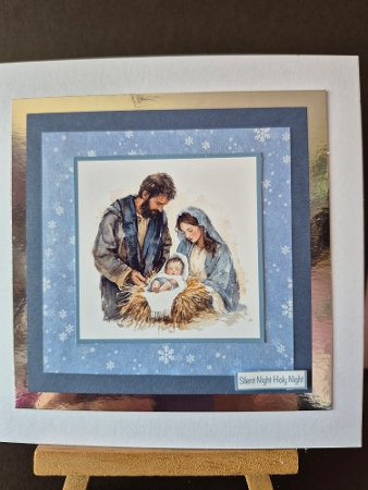 Nativity #1 Card Front 5x7 by Diane Dawson