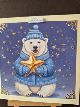 Christmas Star Polar Bears by Diane Dawson