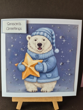 Christmas Star Polar Bears by Diane Dawson
