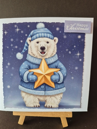 Christmas Star Polar Bears by Diane Dawson