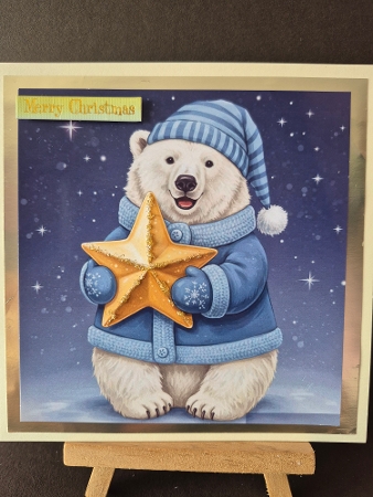 Christmas Star Polar Bears by Diane Dawson