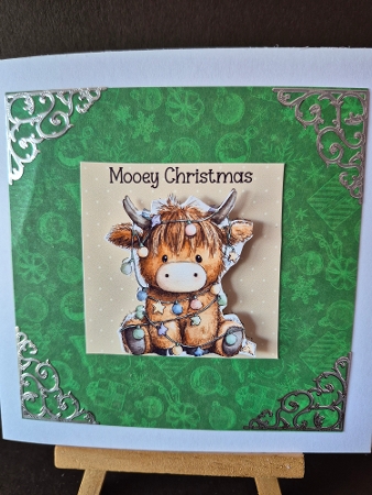 Highland Coo Christmas by Diane Dawson