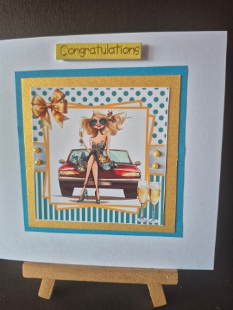 Champagne & Cars Mini Kit 7x7 by Diane Dawson