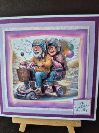 Be Forever Young - Decoupage by Diane Dawson