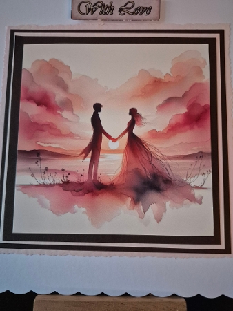 Valentines Evening - CARD FRONTS by Diane Dawson
