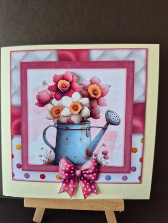 Whimsical Watering Can Mini Kit 2 8X8 by Diane Dawson