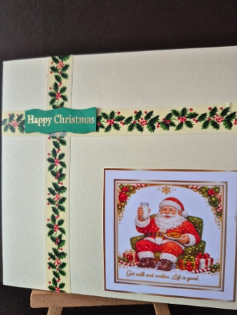 santa milk and cookies by Diane Dawson