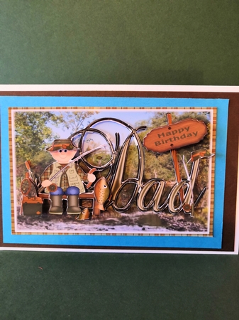 Happy Birthday Fishin' Dad by Diane Dawson