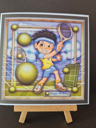 Tennis Player Card Mini Kit by Diane Dawson