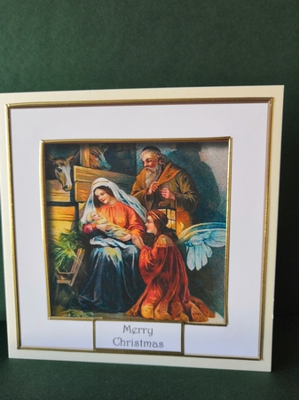 The Nativity 8x8 by Diane Dawson