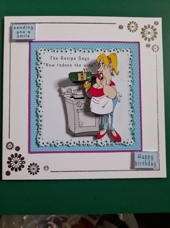 The Recipe Says -  Now Reduce The Wine- Decoupage by Diane Gray