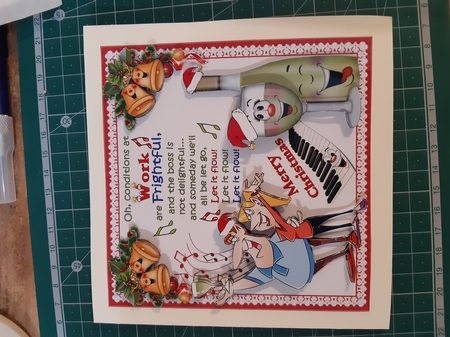8x8 Christmas party at work mini kit by Diane Gray