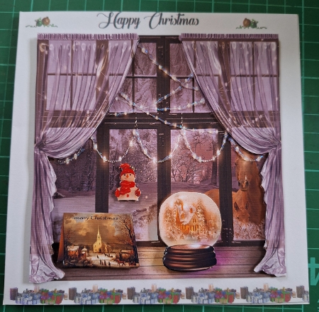 Christmas window  by Diane Gray