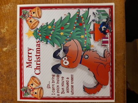 8x8 Woofy Christmas 2 mini kit by Diane Gray