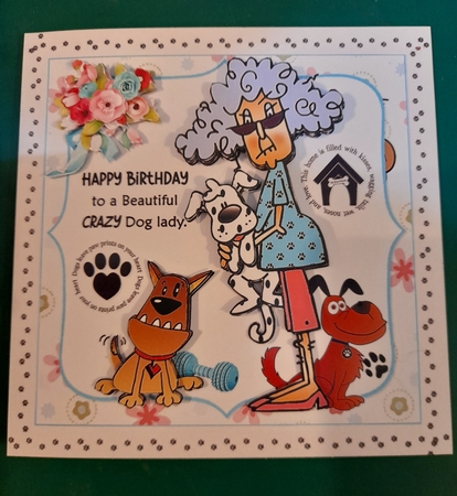 8x8 Stella loves her dogs mini kit by Diane Gray