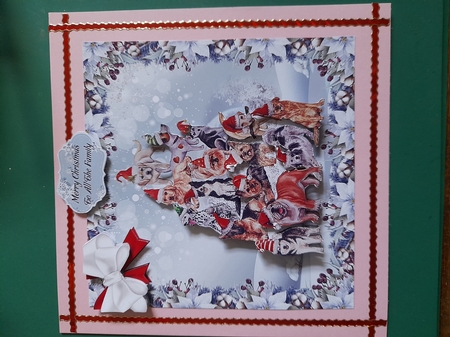 Christmas Tree Of Dogs by Diane Gray