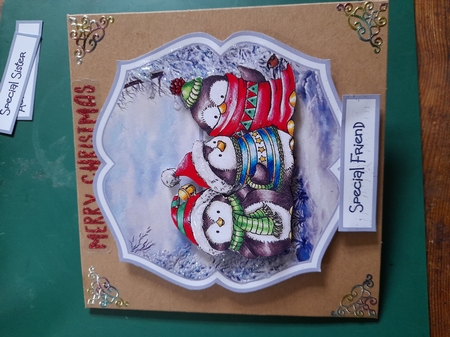Snow friends toppers by Diane Gray