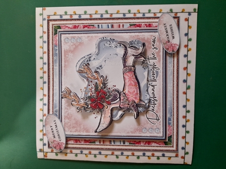 Dachsund Through The Snow Mini Page Kit by Diane Gray