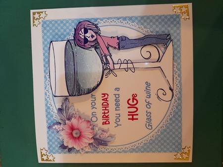 Birthday Hug 8x8 & A5 mini kit by Diane Gray