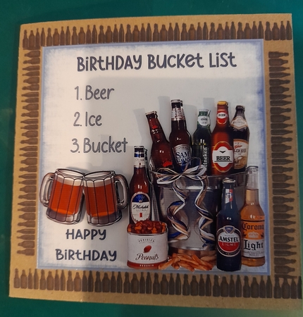 Birthday bucket list for the guys 7x7 & A5 mini kit by Diane Gray