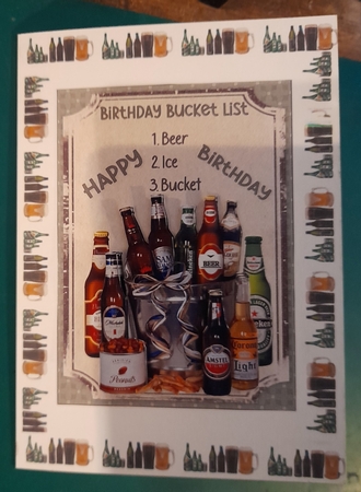 Birthday bucket list for the guys 7x7 & A5 mini kit by Diane Gray