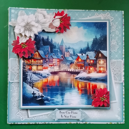 The Evening Snowfall by Diane Gray