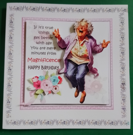 7x7 Magnificent birthday wishes choice of two mini kit by Diane Gray
