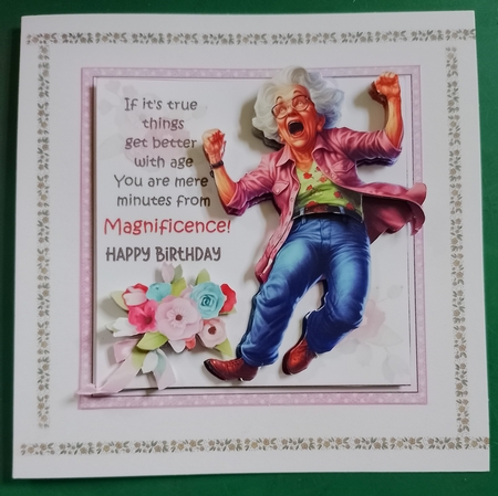 7x7 Magnificent birthday wishes choice of two mini kit by Diane Gray